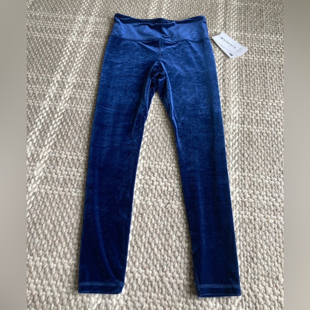 Athleta Size Medium Elation Velvet Tight NWT